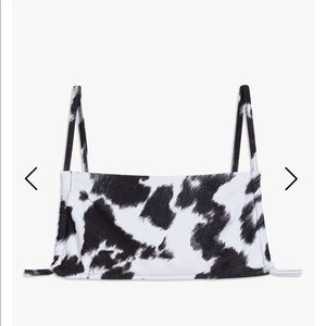 WeWoreWhat Cowhide Leigh Top